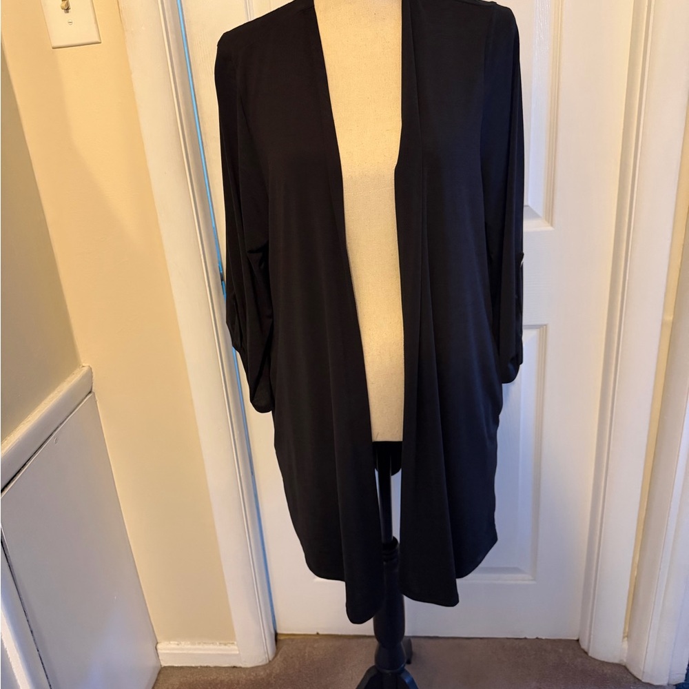 Elegant Black Women's Cardigan